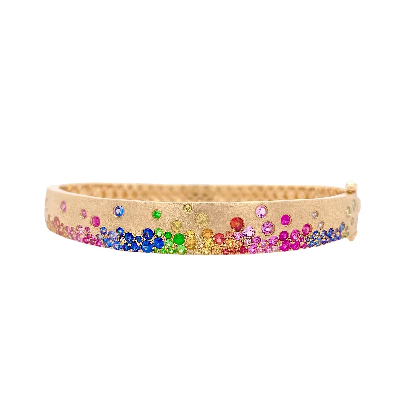 pearl bangles for women -Rainbow Confetti Bracelet