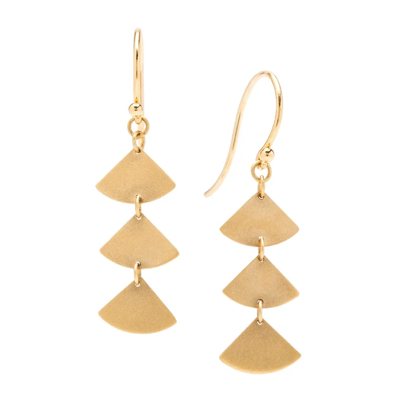 wedding earrings for women -<!--ER905--> ginkgo bold drop earrings