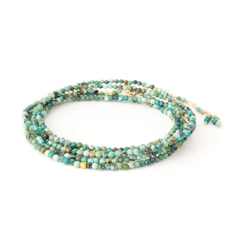 statement bangles for women -Turquoise Wrap