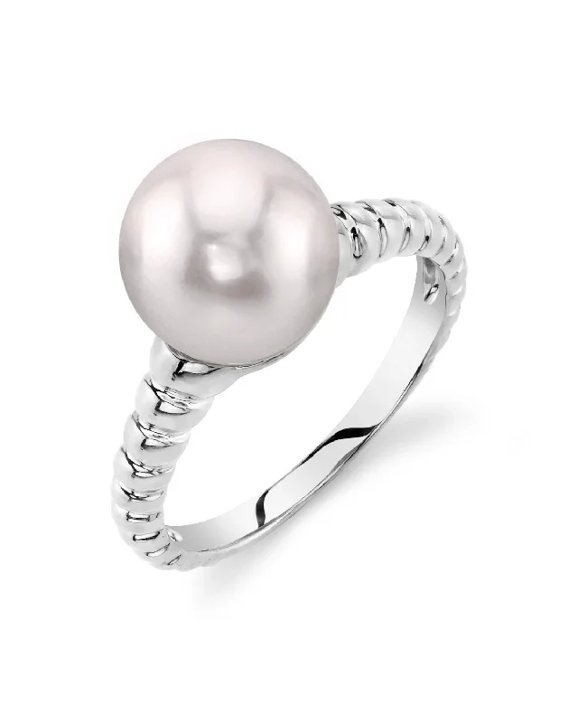 fashion-forward rings for women -Japanese Akoya Pearl Terrie Ring