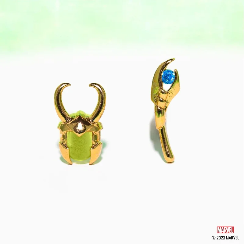 stud earrings for women -Marvel's Loki Studs