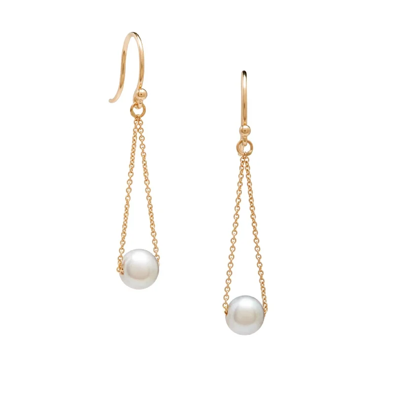 beautiful pearl earrings for women -<!--ER401-->medium swing earrings