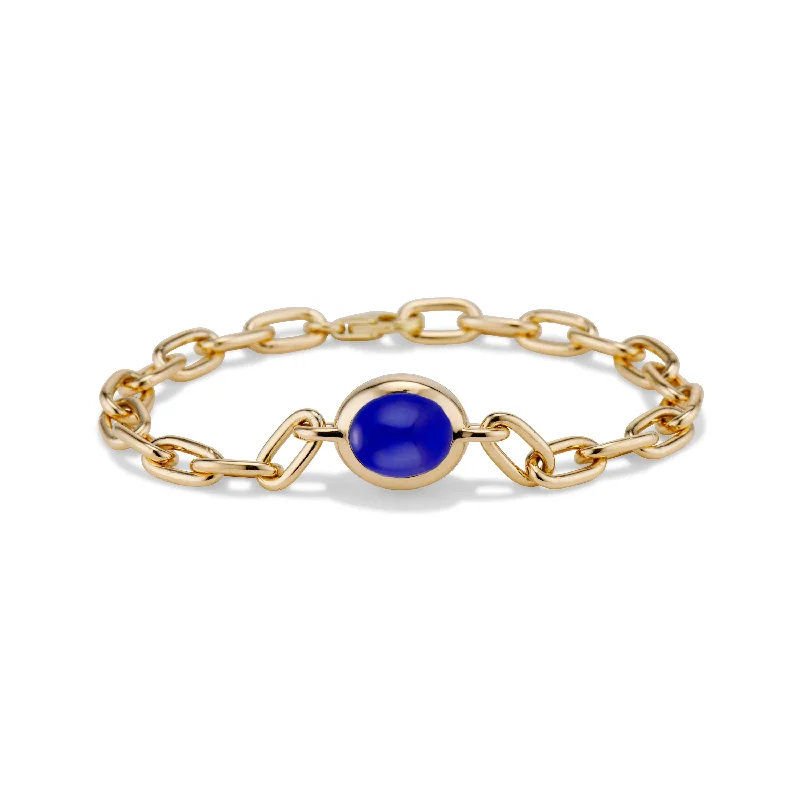 elegant bangles for women -Lapis Bubble Bracelet