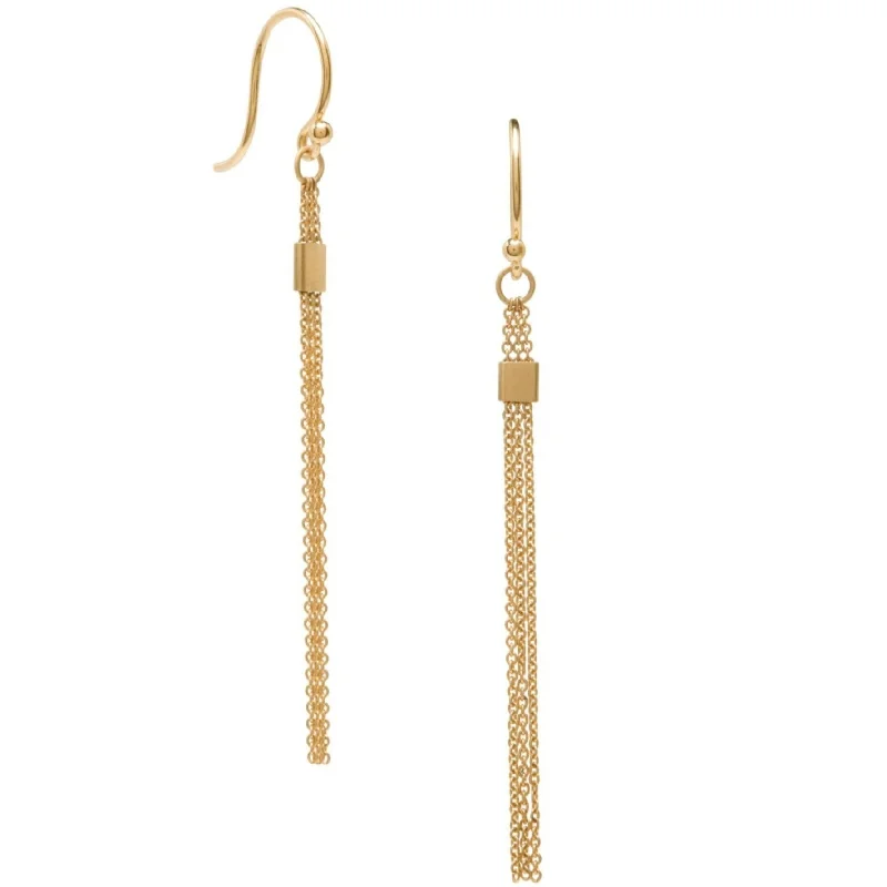 women’s earrings -<!--ER291-->fluid triple line earrings