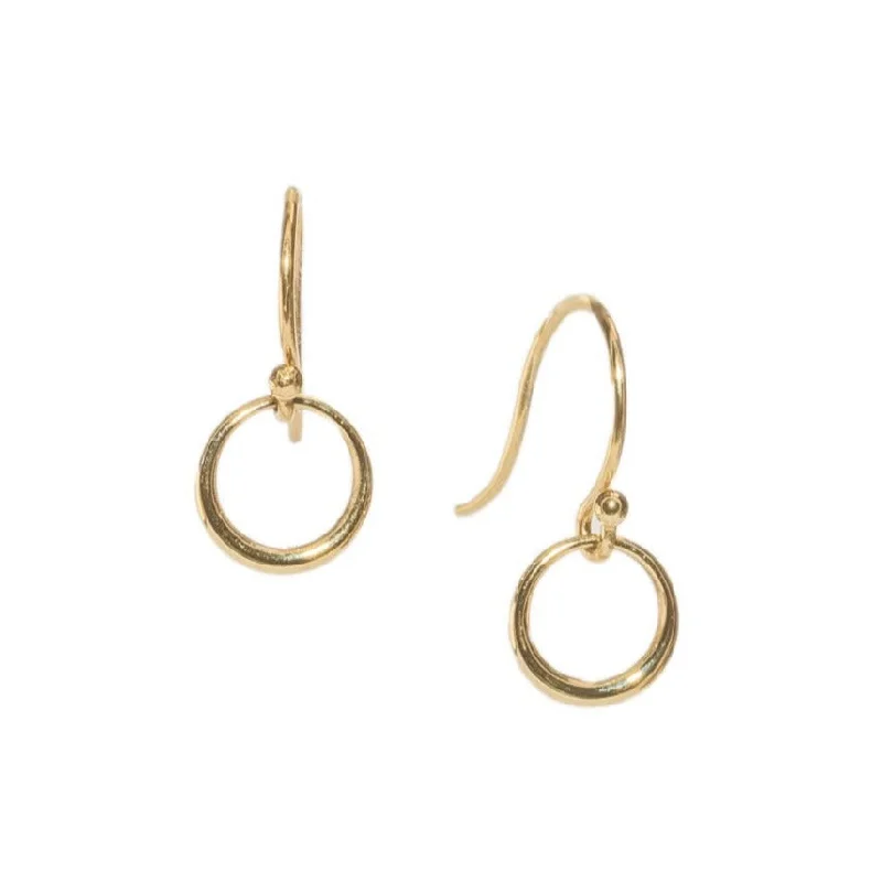 minimalistic earrings for women -<!--ER879-->mini eclipse drop earrings