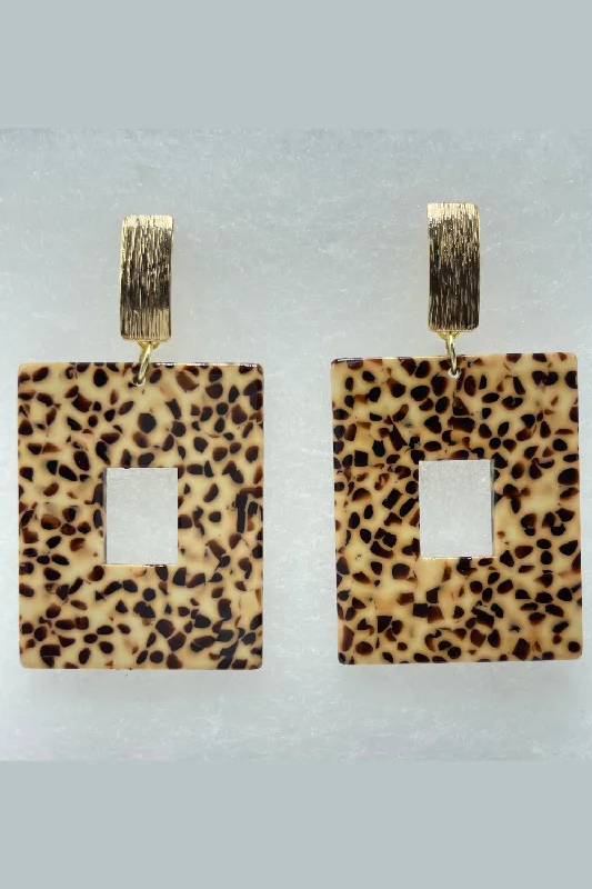 classic earrings for women -SAMARA EARRINGS | CHEETAH