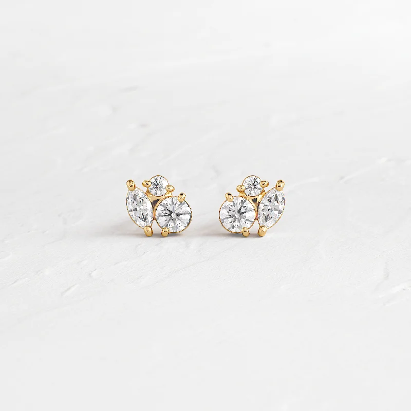 elegant dangle earrings for women -Atlas Studs